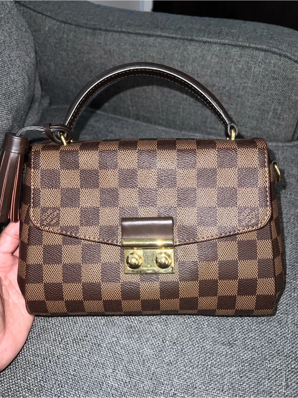 Louis Vuitton Damier Ebene Croisette Crossbody bag